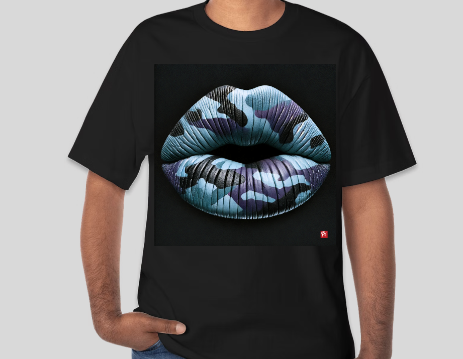 Camo Kiss Starr T-shirt
